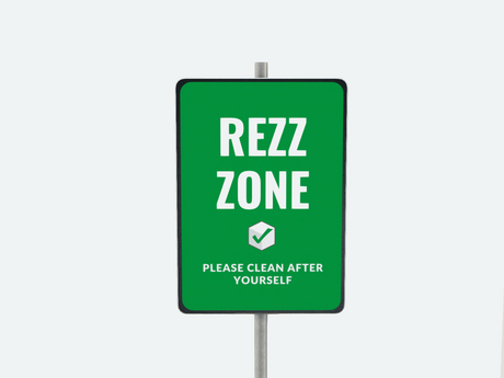 Second Life Marketplace - Rezz Zone Sign Board