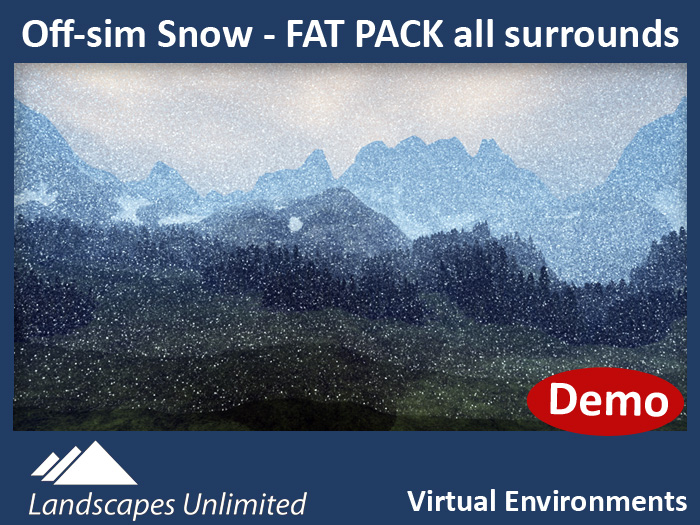 [DEMO] FAT PACK Off-Sim SNOW - Mega Surrounds
