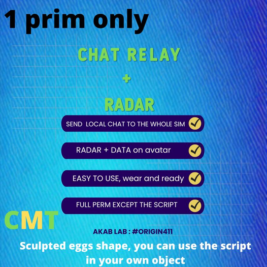 RADAR + RELAY chat Package