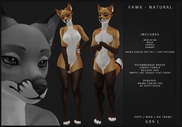 [MODZ] FAWX - NATURAL - ADD ME