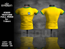 3820 TEXTURE FULL PERM for T-Shirt BRASIL