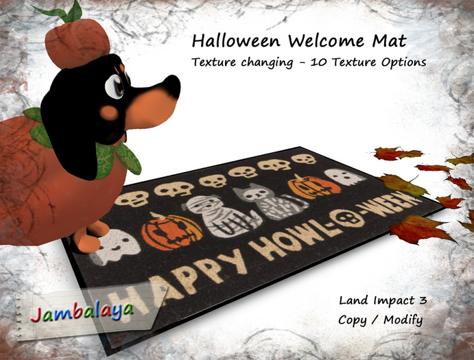 Halloween Welcome Mat