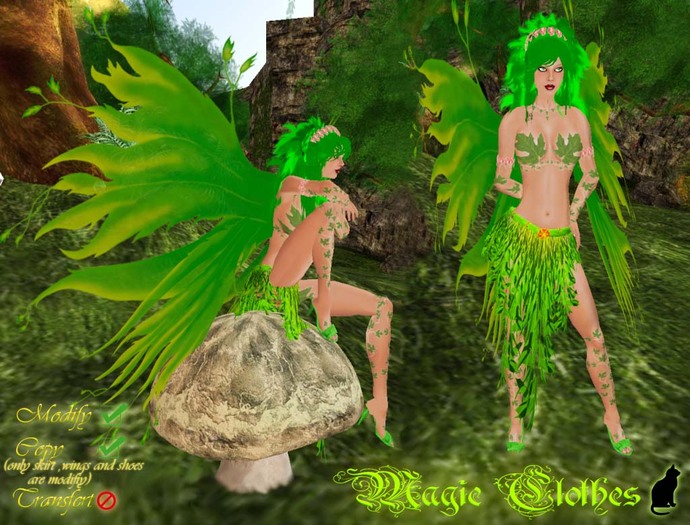 magic clothes elfic outfit