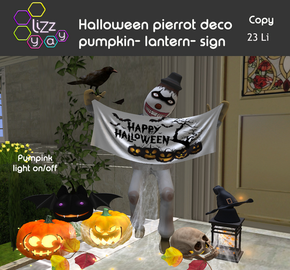 Halloween Pierrot decoration [LiZzYay] 