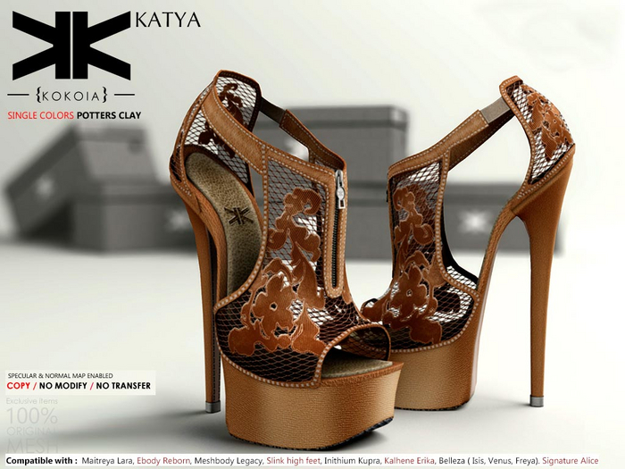 Katya :: Shoes :: Potters Clay :: {kokoia}