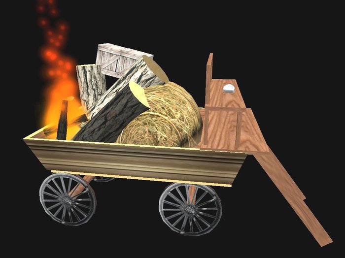 Medivial Car Crash - Fun Scene by Rita Munro
