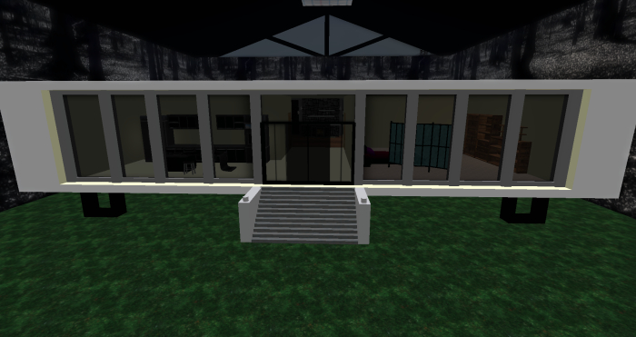 BackYard build the Pod Modern home