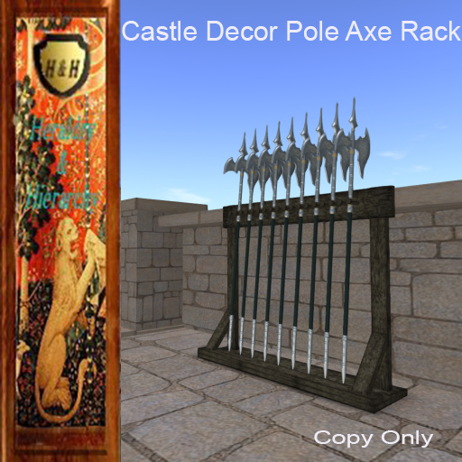 Garrison Pole Axe Rack Decoration