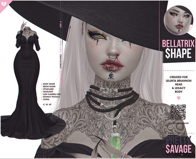 Pretty$avage - Bellatrix Shape