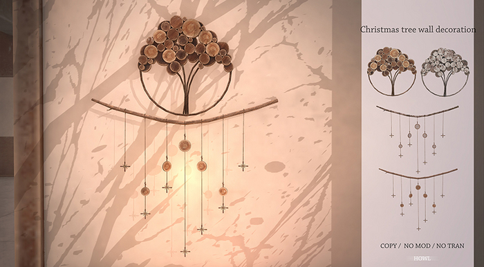 Howl -  Christmas tree wall decoration set [ADD]