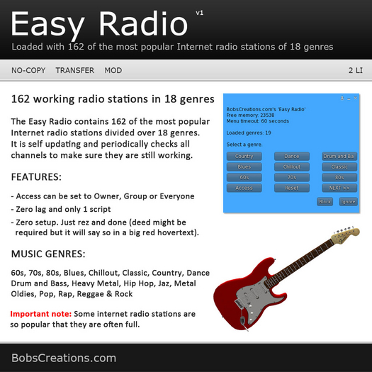 Easy Radio (Electric Guitar) 