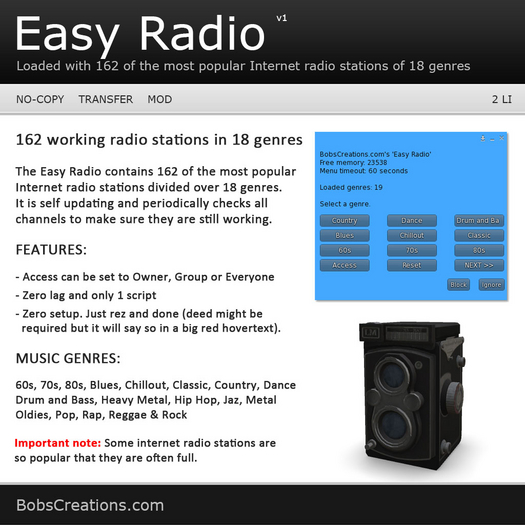 Easy Radio (Camera) 