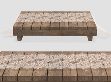 Dahlia - Gokotta - Lace Table -  Sable 