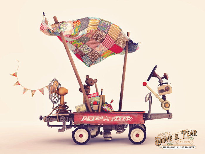 The Dove & Pear :: - Retro Flyer 