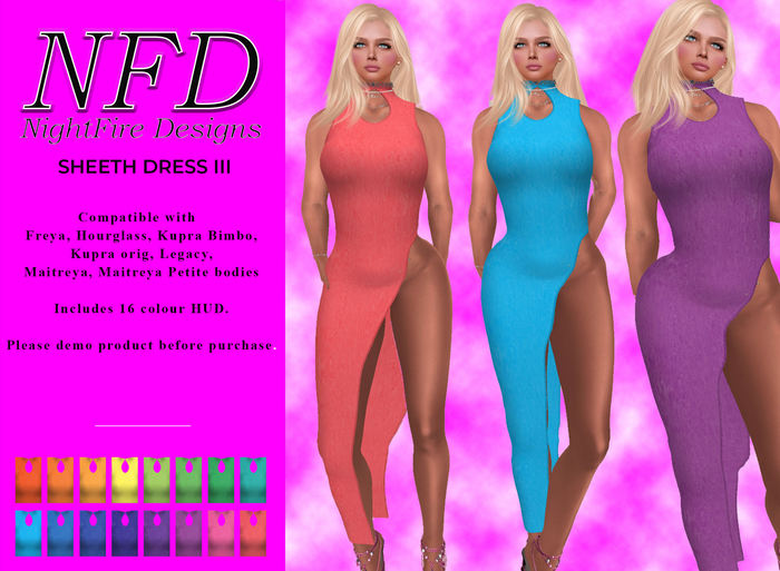 [NFD] Ladies Sheeth Dress III Demo