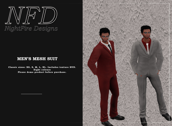 [NFD] Men's Mesh Suit Demo