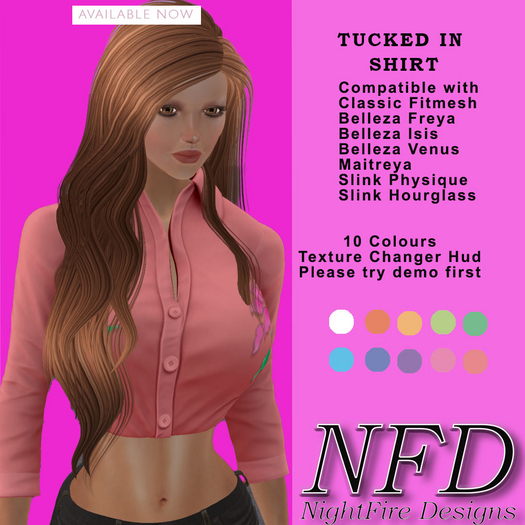 [NFD] Ladie's Tucked in Shirt Demo