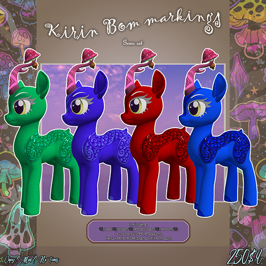 [MoMu] Kirin Bom markings gem set