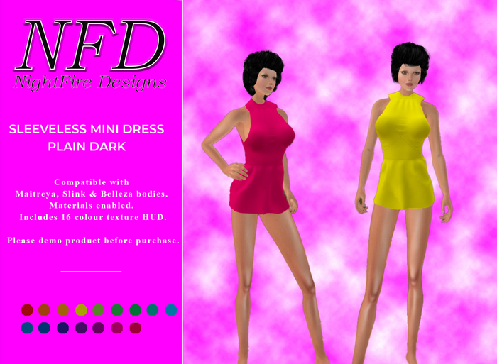 [NFD] Ladie's Sleeveless Mini Dress