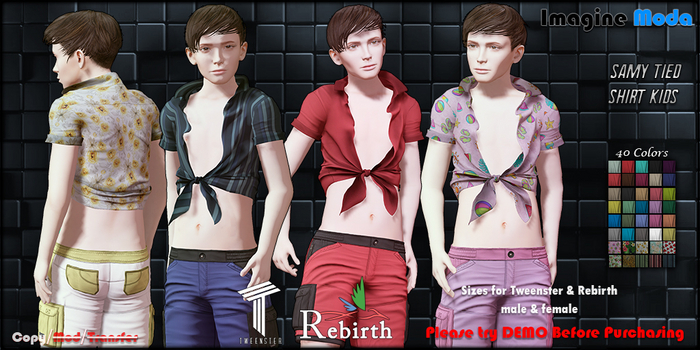 Samy Tied Shirt Kids - Tweenster, Rebirth -Imagine-