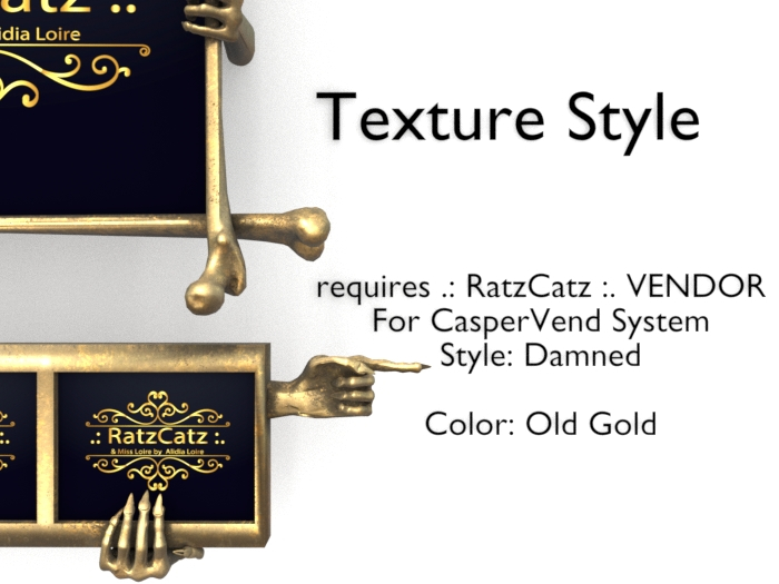 TEXTURES for .: RatzCatz :. Vendor - Damned Style -OLD GOLD
