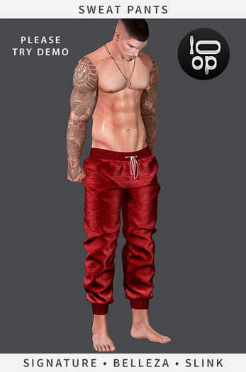 [loop] Sweat Pants 04 Belleza/Signature/Slink