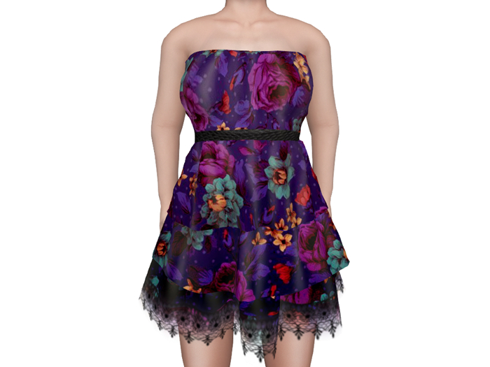 Flower Dress Purple