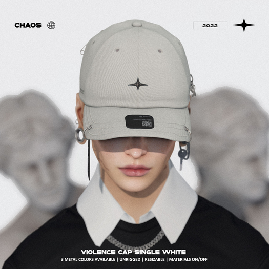 CHAOS. violence cap_white