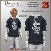 Threads Hoodie Set [2cute] Ghouls Just Wanna Have Fun