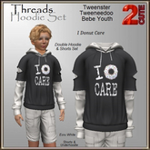 Threads Hoodie Set [2cute] I Donut Care