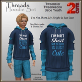 Threads Hoodie Set [2cute] I'm Not Short...