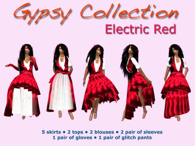 Gypsy Dress - Gypsy Dresses Electric Red 