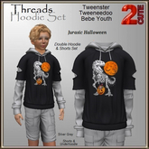 Threads Hoodie Set [2cute] Jurasic Halloween