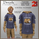 Threads Hoodie Set [2cute] Let Me Sleep...