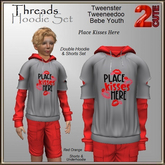 Threads Hoodie Set [2cute] Place Kisses Here