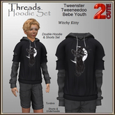 Threads Hoodie Set [2cute] Witchy Kitty