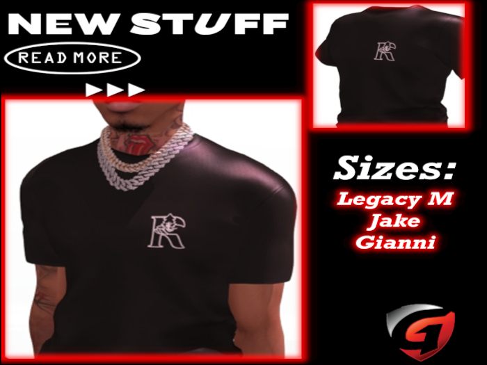 Glitz- Cooper Tee Black