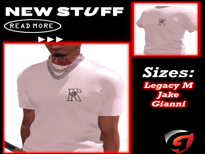 Glitz- Cooper Tee White