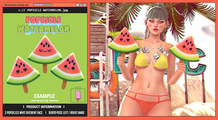 ninety - WaterMelon Popsicle 