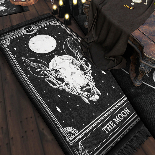 ..::Implings::.. Rug - The Moon Tarrot