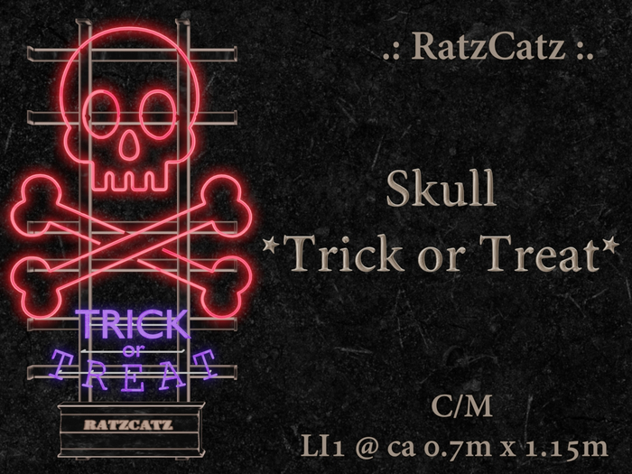 .: RatzCatz :. Halloween Neons *Skull Trick or Treats*
