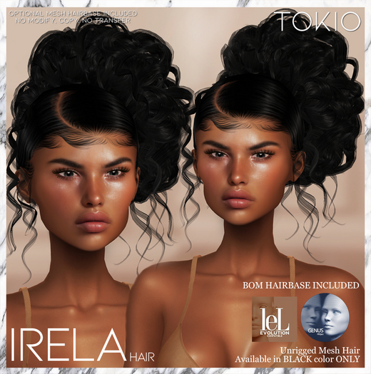 TOKIO Hair - IRELA Alpha Hair - Black