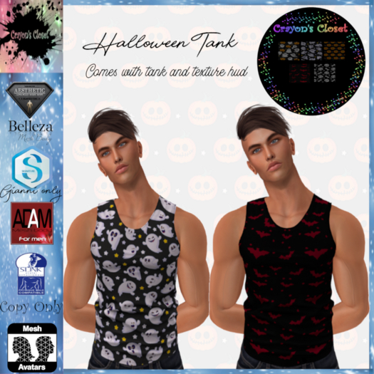 Mens Halloween Tank 