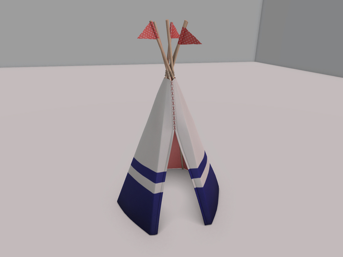 floorplan. teepee fort gacha / navy