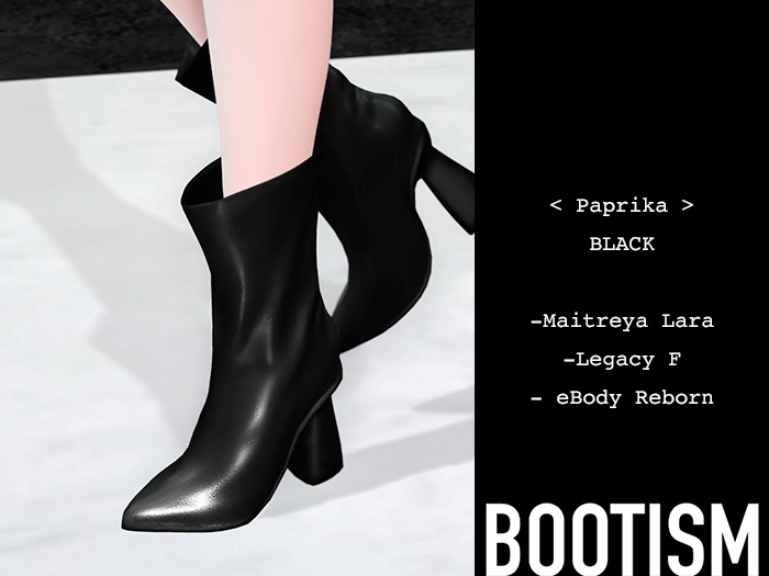 BOOTISM - Paprika - Black