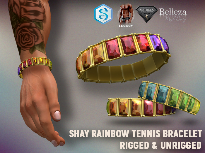 [7/11] SHAY Rainbow Tennis Bracelet