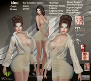 Res_kleo Outfit dress Cream