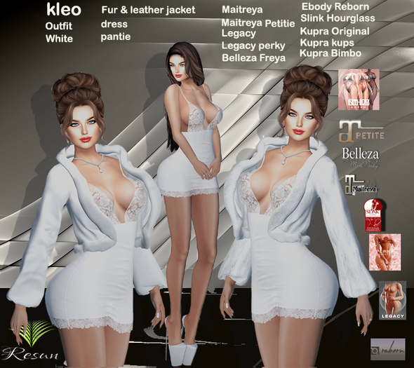 Res_kleo Outfit white