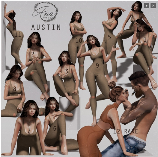 12.. Ana Poses - Austin RARE