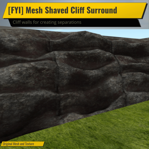 [FYI] Mesh Shaved Cliff Surround 